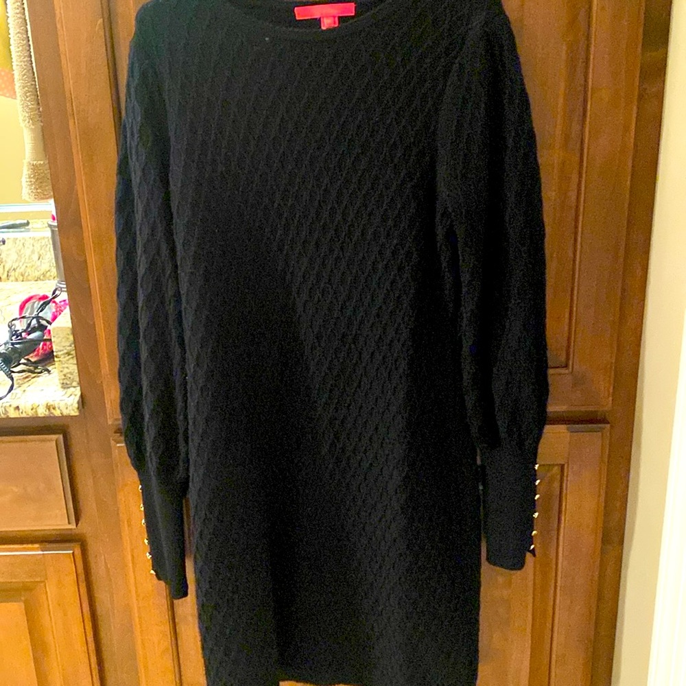 Lilly Pulitzer Black Sweater Dress /Medium